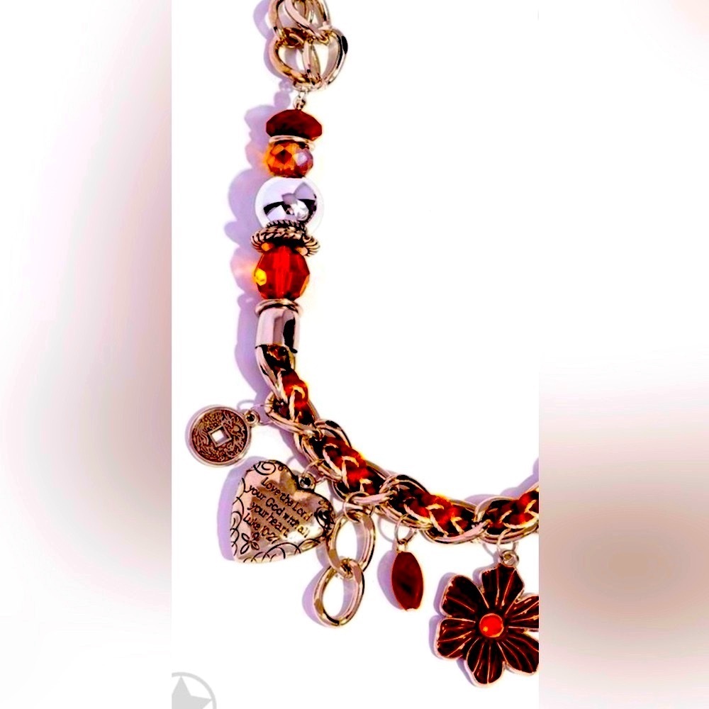 ❤️🙏 LUKE 10:27🙏 PAPARAZZI “CHARMED, I AM SURE” BROWN NECKLACE❗️ ❤️ LUKE 10:27❤️ - Picture 2 of 6